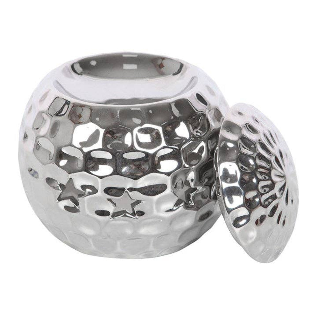 Something Different Silver Disco Ball Oil Burner