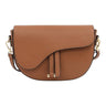 Nanabags Leather Saddle Crossbody Bag