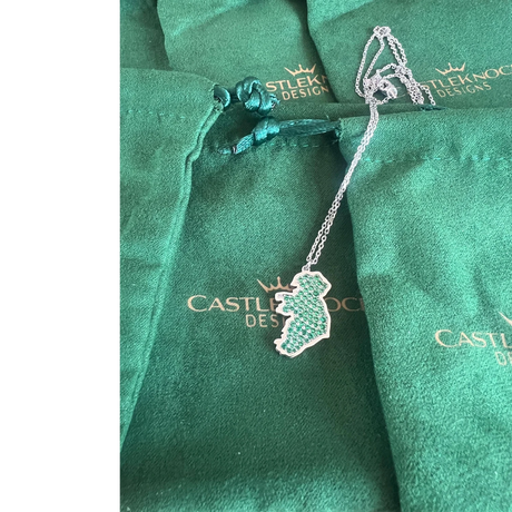 CastleKnock Designs Ireland Map Necklace