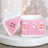 Something Different Pink Gingerbread House Oil Burner