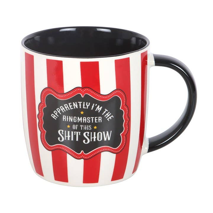 Something Different Circus Stripe Ringmaster Mug