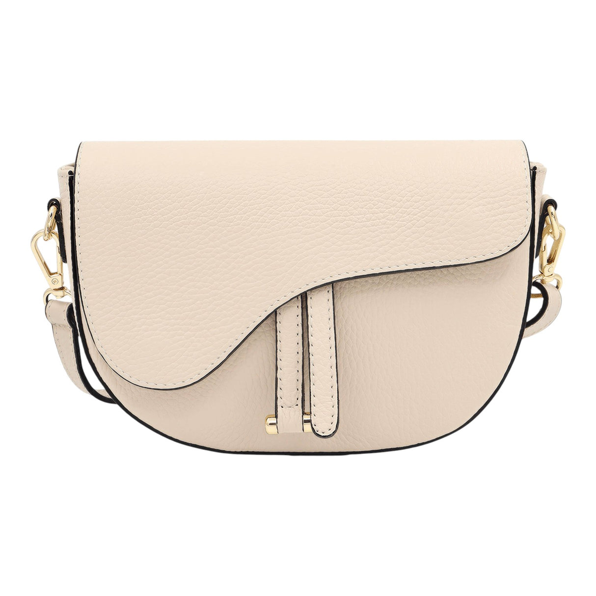 Nanabags Leather Saddle Crossbody Bag