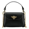 Nanabags Bee Happy Mini Leather Crossbody Bag