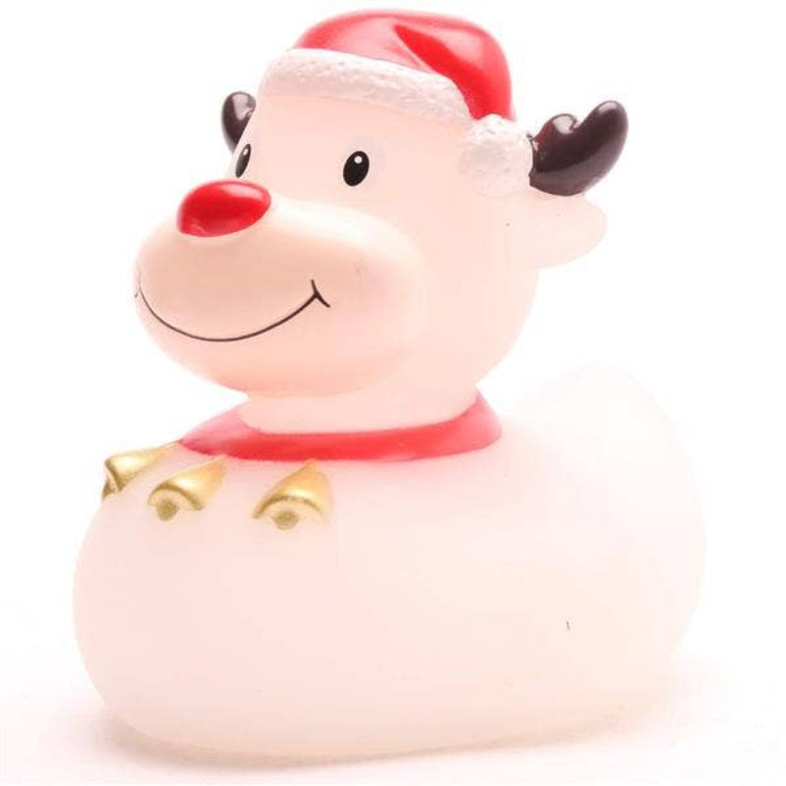 Duckshop White Reindeer Bathing Duck