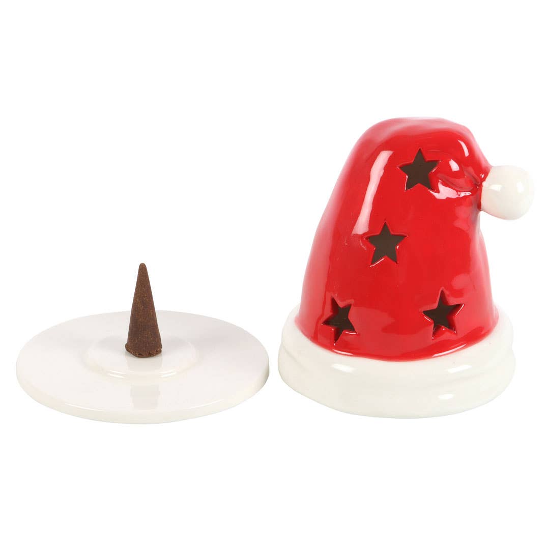 Something Different Santa Hat Tealight & Incense Holder