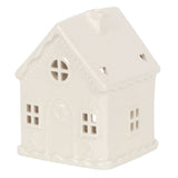 Something Different White Gingerbread House Tealight Holder