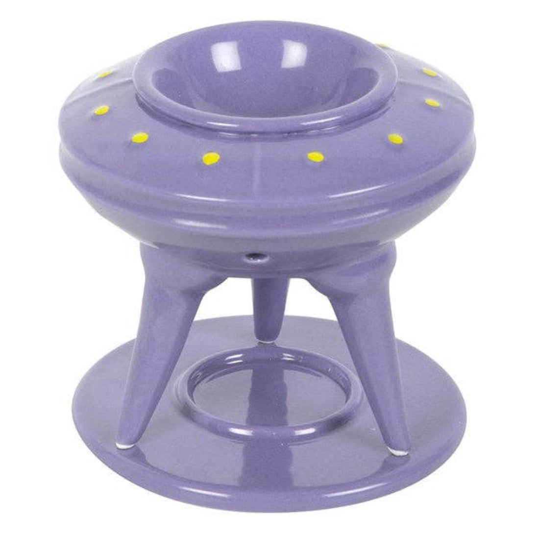 Something Different  UFO Wax Burner with Lime Alien Wax Melt