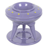 Something Different  UFO Wax Burner with Lime Alien Wax Melt