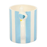 Something Different Striped Mug with Seagull