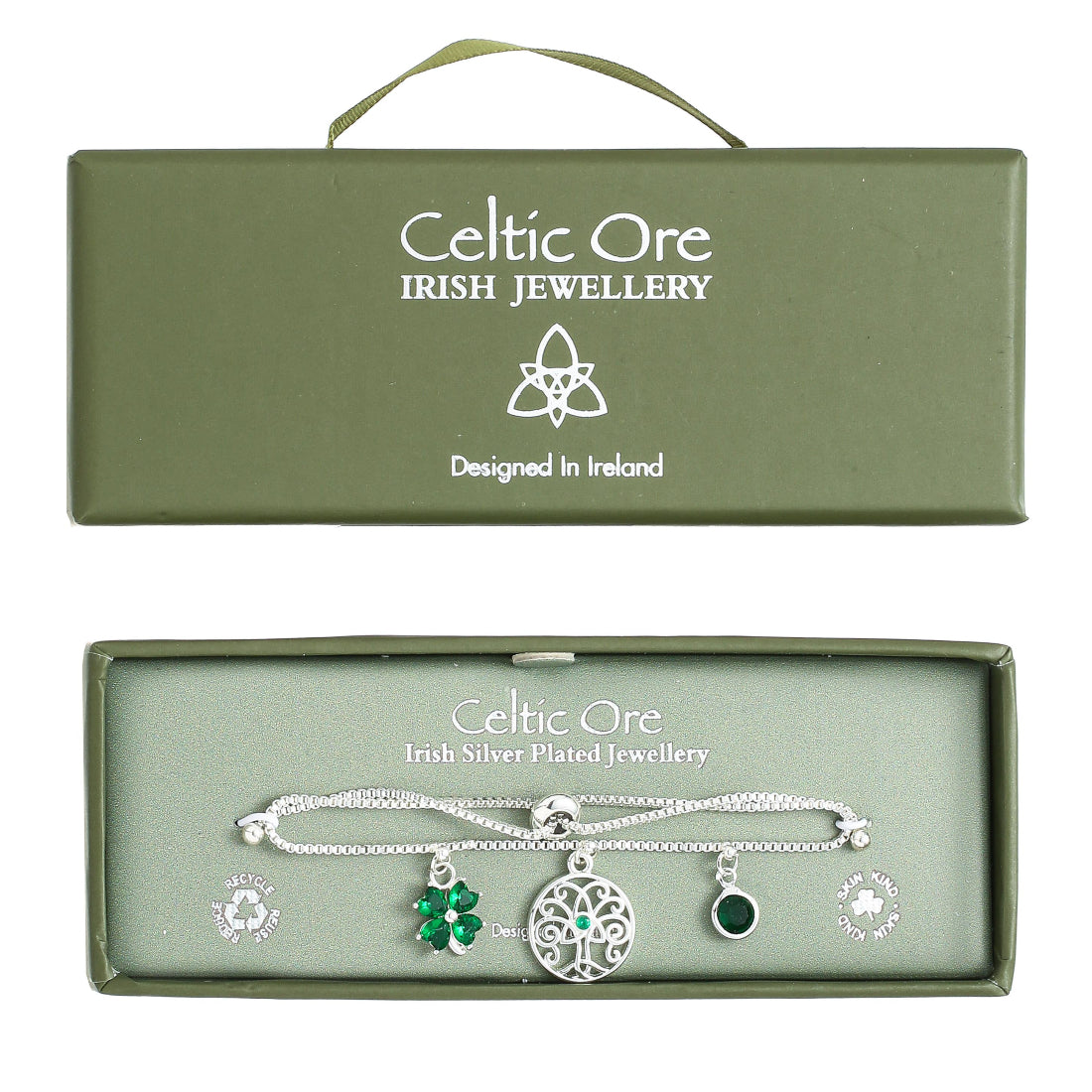 Celtic Ore Clover Bracelet