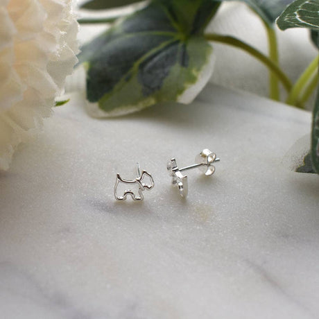 Kali Ma Matilda Scottie Dog Studs