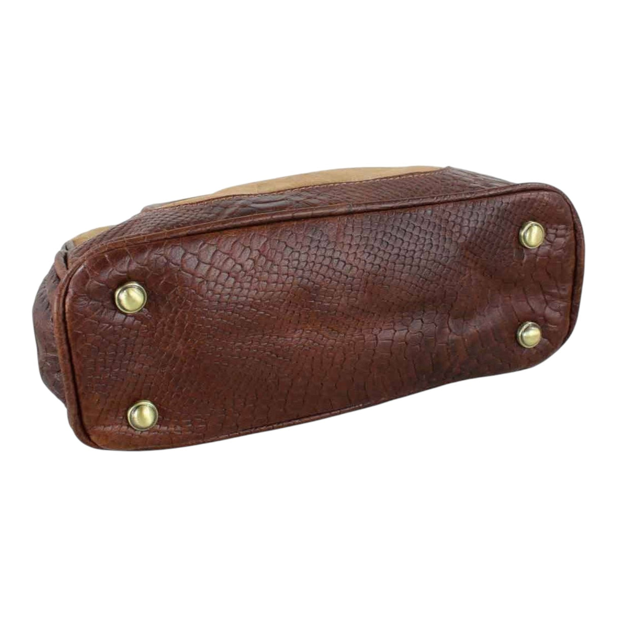 Grays 1922 Jodie Handbag in Croc Leather with Suede