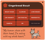 Soopa Gingerbread Biscuit Dog Dental Sticks