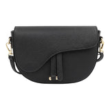Nanabags Leather Saddle Crossbody Bag
