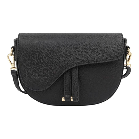 Nanabags Leather Saddle Crossbody Bag
