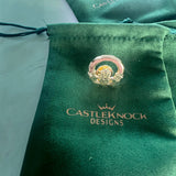 CastleKnock Designs Claddagh Ring Cufflinks Tie Clip Pin Set - Gold