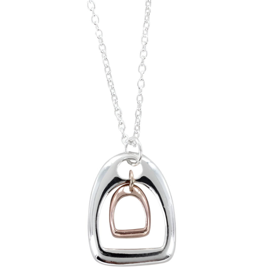 Reeves Pair of Stirrups Necklace