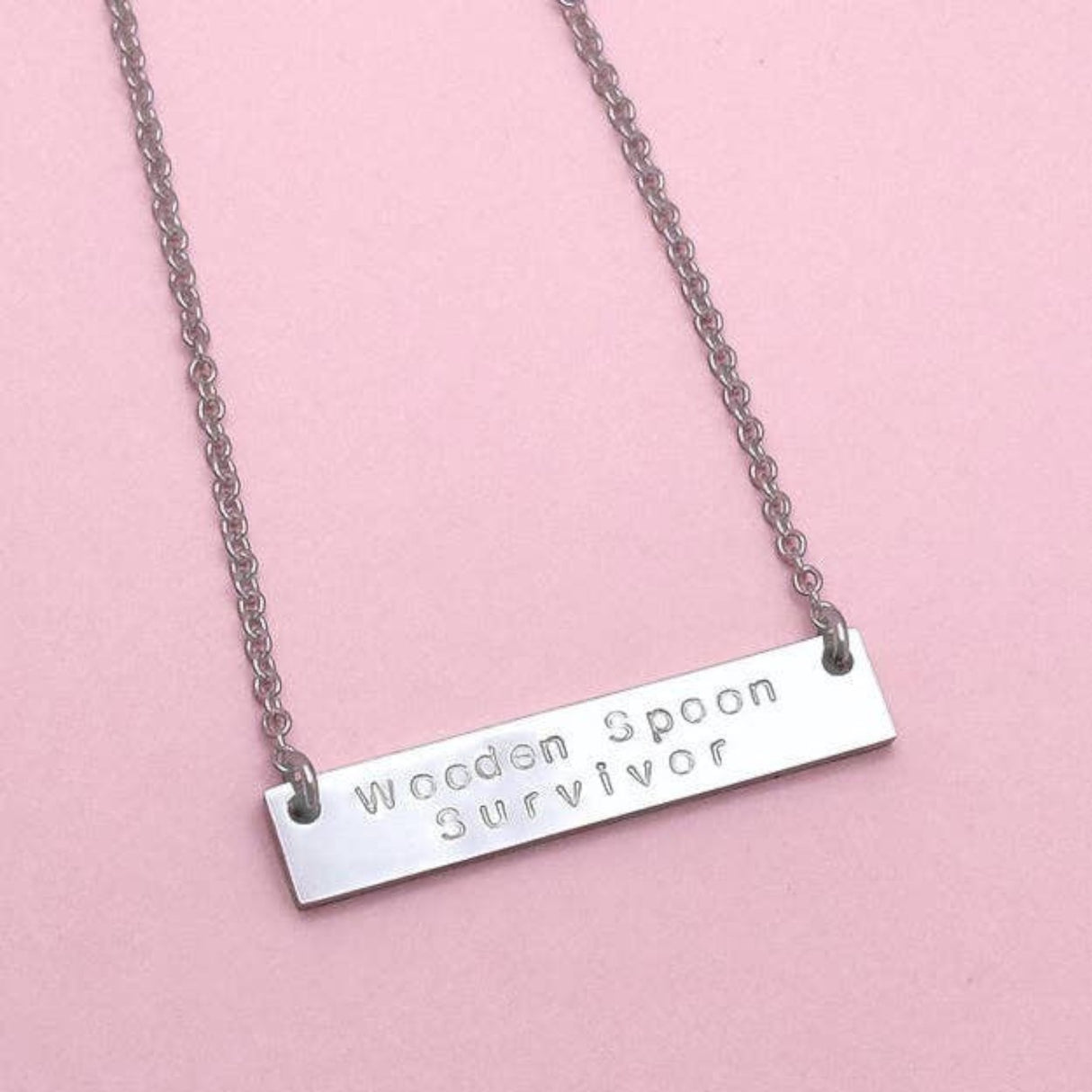 Rudies and Co Wooden Spoon Survivor Necklace