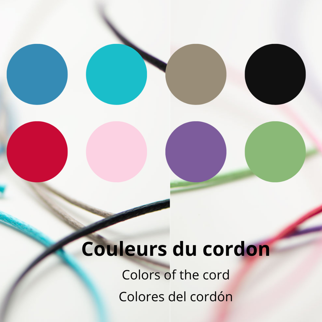 Talisman Silver Horseshoe Cord Bracelet