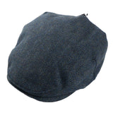 Boru Tweed Tweed Cap Blue Herringbone