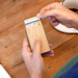Slider Automatic Aluminum Card Holder