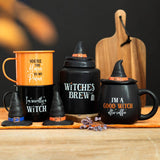 SD Witch Hat Halloween Salt And Pepper Shakers