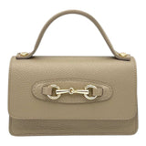 Suie Valentini Leather Handbag with Chain
