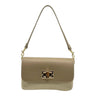 Suie Valentini Leather and Raffia Straw Mini Handbag with Chian