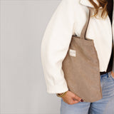 De La Mur Small Zippered Bag Toast