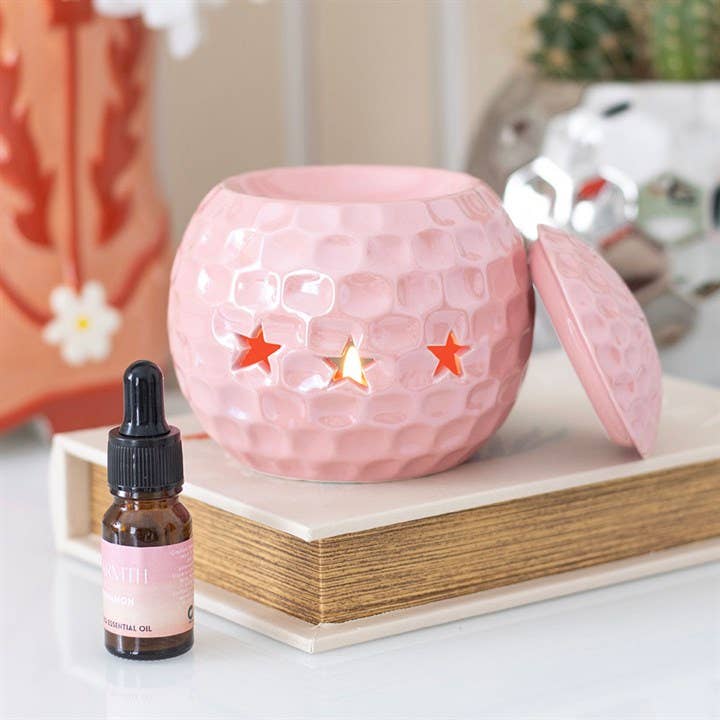 Something Different Pink Disco Ball Oil Burner