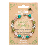 Celtic Ore Bracelet Metal Beads Tree  Marble
