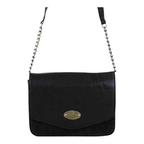 Grays 1922 Emma Evening Bag Black And Suede
