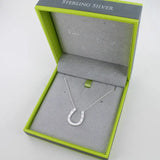 Reeves Pave Horseshoe Necklace