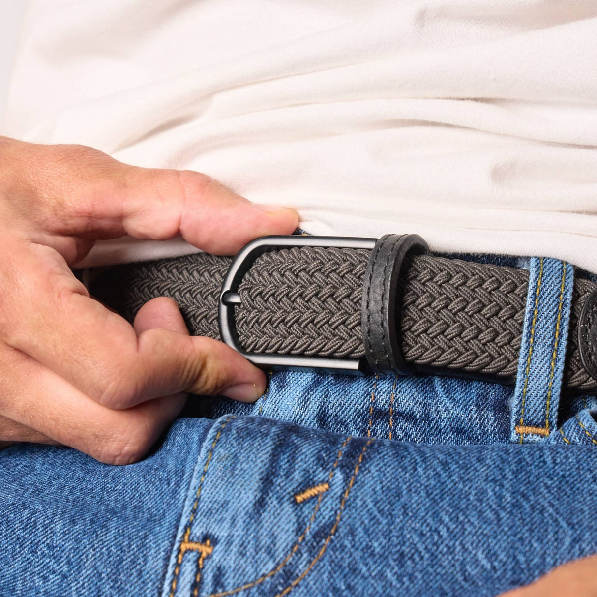 Billy Belt Anthracite Grey Belt
