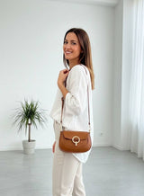 Suie Valentini Leather Shoulder Bag