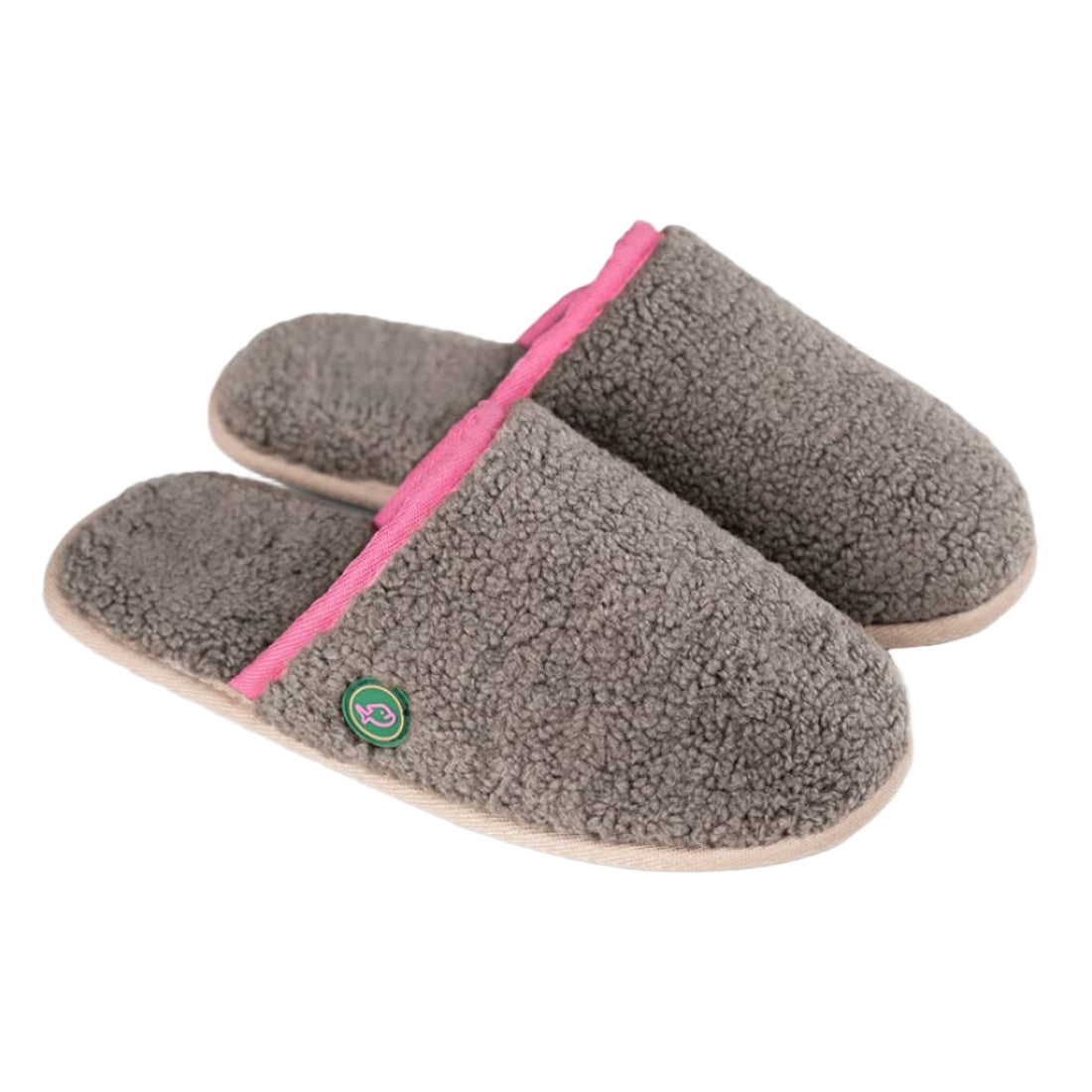 Billy Belt Brown Sherpa Slippers