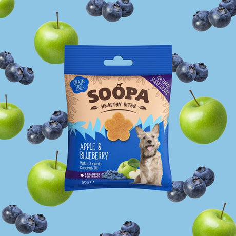 Soopa Apple & Blueberry Dog Treats