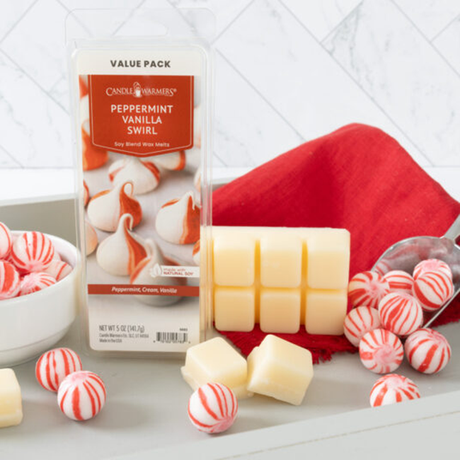 Candle Warmers Peppermint Vanilla Swirl Wax Melts