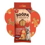 Connemara Country Soopa gingerbread biscuit dental sticks for dogs with cranberry, grain-free and natural ingredients.