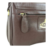 Grays 1922 Isla Shoulder Bag with Snaffle - Brown Leather