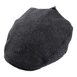 Connemara Country grey herringbone tweed flat cap with a classic Irish design