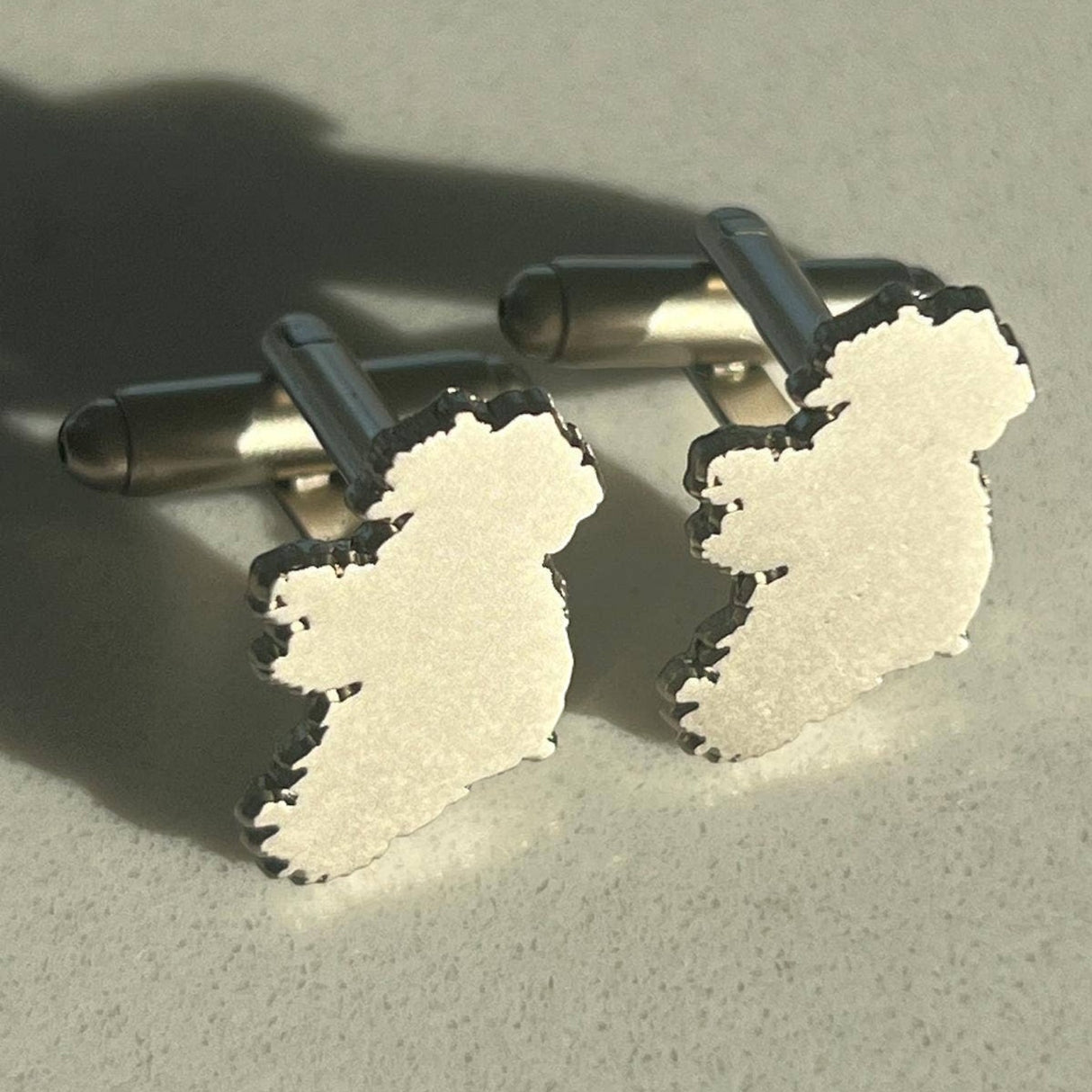 CastleKnock Designs Map of Ireland Cufflinks