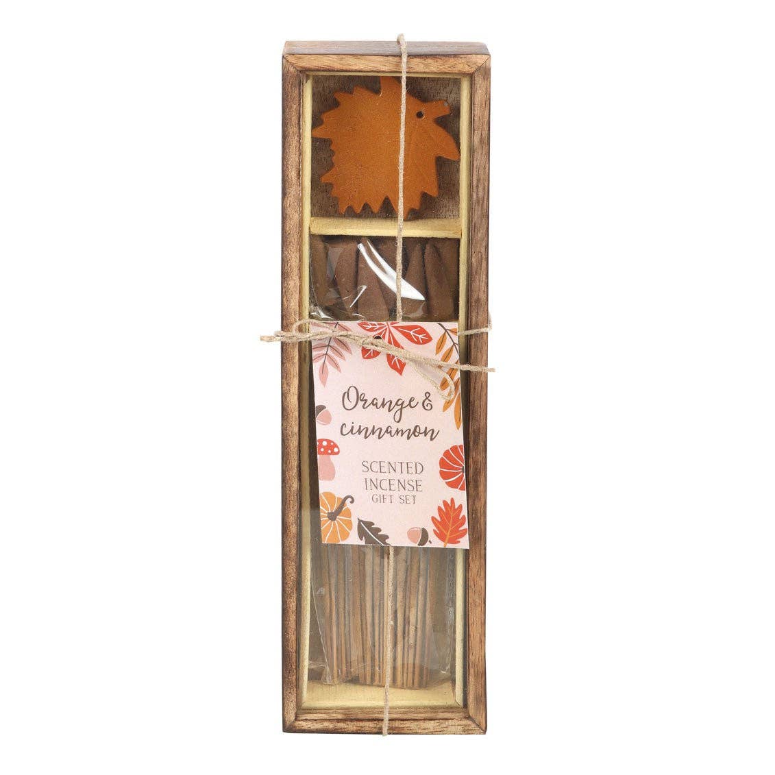 SD Autumn Leaf Orange & Cinnamon Incense Gift Set