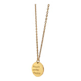 Rudies and Co Fresh Outta F**ks Disc Necklace