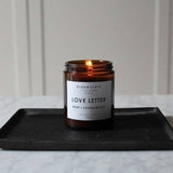 CLEAN SLATE Love Letter Amber Candle