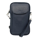 Suie Valentini Genuine Leather Crossbody Bag