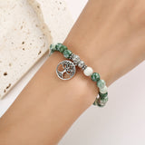 Celtic Ore Stretch  Bracelet Tree  Marble