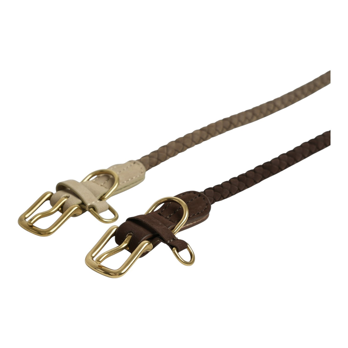 Staey Kaia Braided Dog Collar Dark Oak