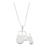 Reeves & Reeves Sterling Silver Tractor Necklace