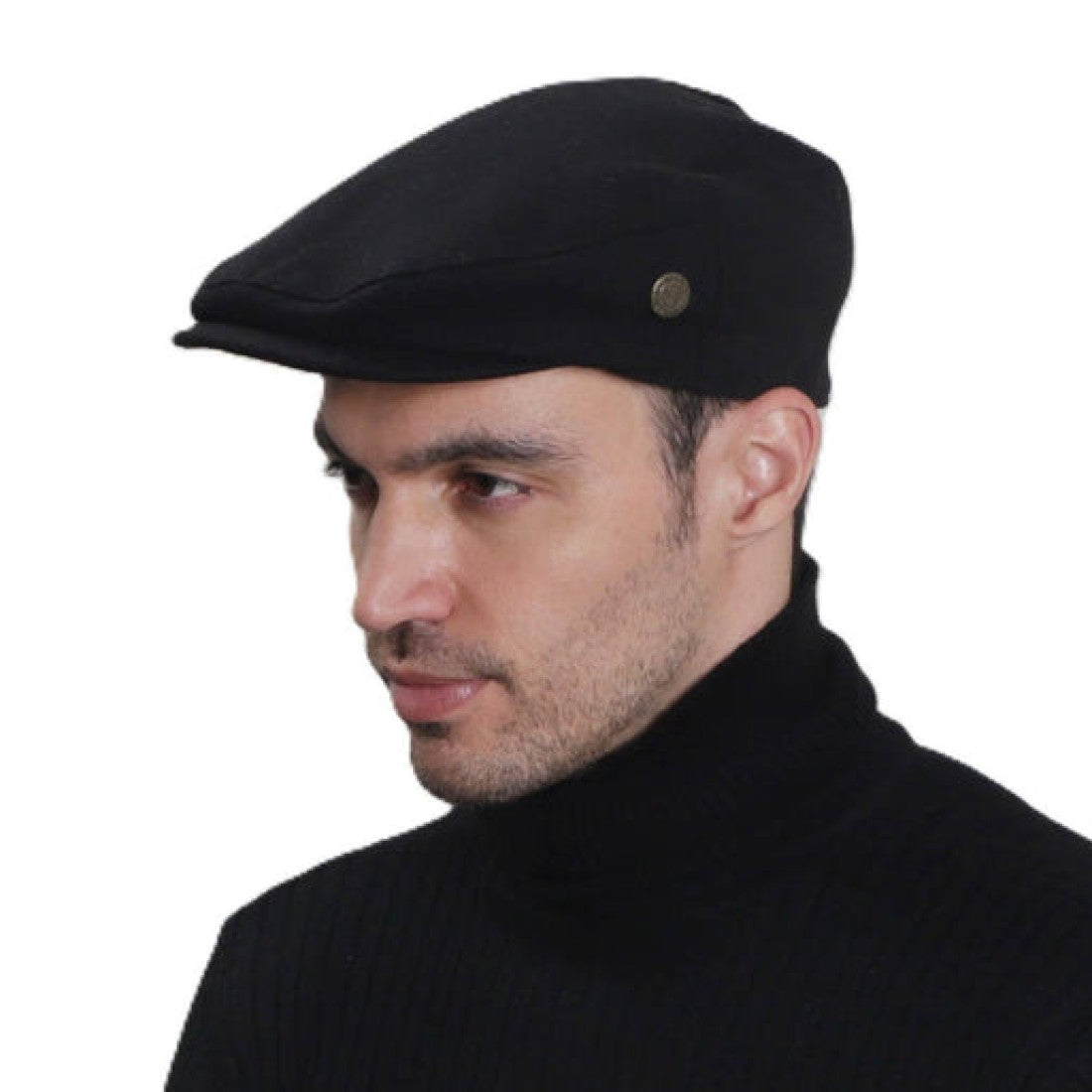 Boru Tweed Tweed Cap Black